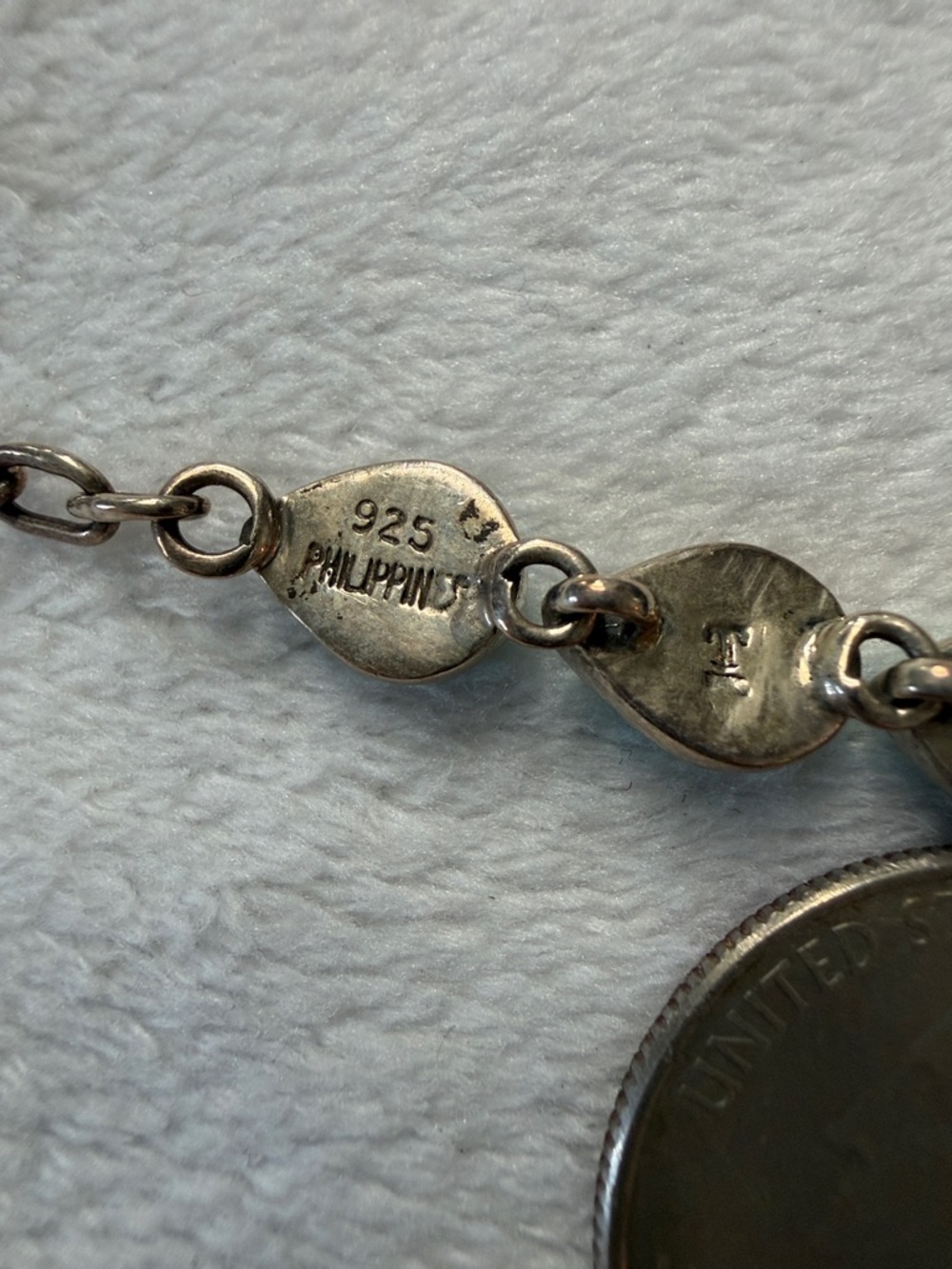 925 stamped Turquoise Teardrop Link Bracelet - Women Jewelry - Picture 5 of 6